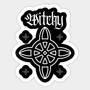 Witchy, Know With symbol Sticker